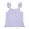 Lila badstof setje - Top en short purple  (stapelkorting)